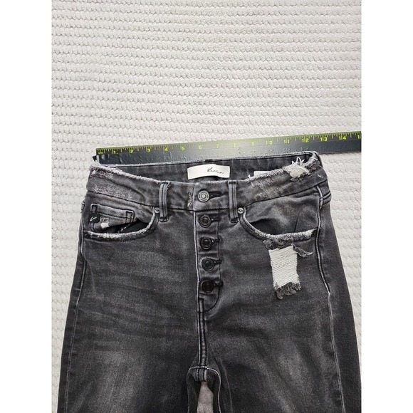 Kancan Jeans Size 7 High Rise Distressed Stretch Denim - Picture 3 of 7